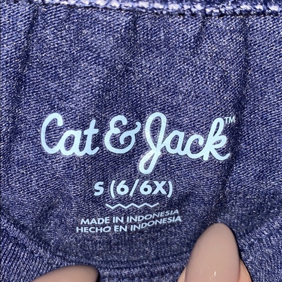 Cat & Jack Navy Blue Sleeveless Shirt Top S (6/6X) - Picture 2 of 4